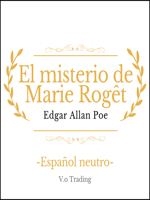 Title details for El misterio de Marie Roget by Edgar Allan Poe - Available